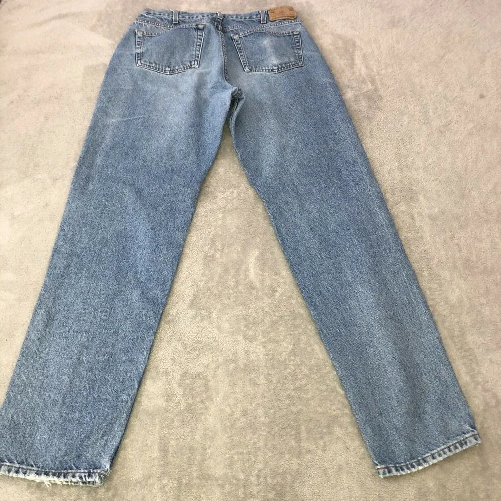 Vintage GAP Easy Fit Blue Denim High Waist Jeans 100% Cotton W36 L36 (33x34)